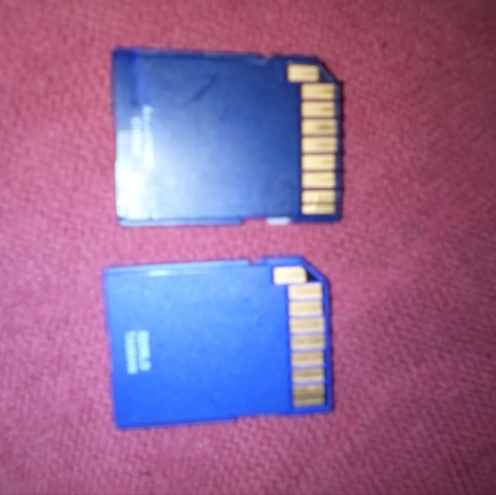 256 And Then 32mb Sd Cards